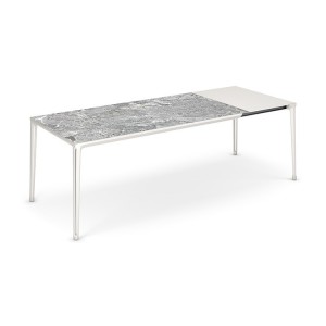 TAVOLO BOULEVARD KERAMIK DRIVE 160/220x90x75h - BASE PEARL