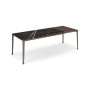 TAVOLO BOULEVARD KERAMIK DRIVE 160/220x90x75h - BASE BRONZO