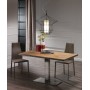 TAVOLO ELVIS WOOD 140x80x75h - BORDO IRREGOLARE (S)