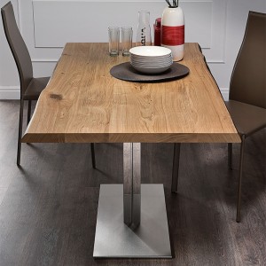 TAVOLO ELVIS WOOD 140x80x75h - IRREGULAR EDGE (S)