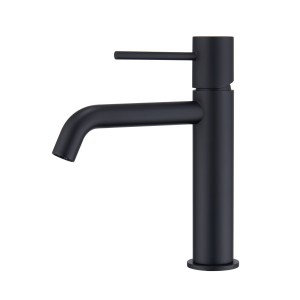 MONZA MONOMANDO LAVABO NEGRO MATE