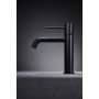 MONZA MONOMANDO LAVABO NEGRO MATE