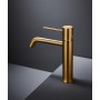 MONZA MONOMANDO LAVABO ORO SPAZZOLATO