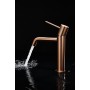 MONZA MONOMANDO LAVABO ORO ROSA SPAZZOLATO
