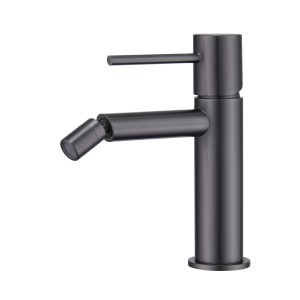 MONZA SINGLE-LEVER BIDET BLACK GUN METAL