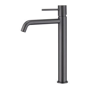 MONZA HIGH SINGLE-HANDLE BASIN FAUCET BLACK GUN METAL