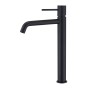MONZA HIGH BLACK MATT BASIN MIXER TAP