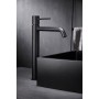 MONZA MONOMANDO LAVABO ALTO NEGRO MATE