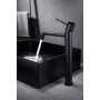 MONZA HIGH BLACK MATT BASIN MIXER TAP