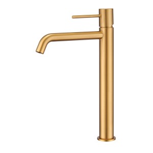 MONZA HIGH SINGLE-HANDLE FAUCET BRUSHED GOLD