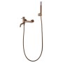 MONZA SINGLE-LEVER BATHTUB FAUCET BRUSHED ROSE GOLD