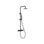 MONZA MECHANICAL SINGLE-LEVER SHOWER COLUMN MATT BLACK