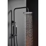 MONZA MECHANICAL SINGLE-LEVER SHOWER COLUMN MATT BLACK