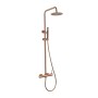 MONZA MECHANICAL SINGLE-LEVER SHOWER COLUMN BRUSHED ROSE GOLD