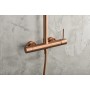MONZA MECHANICAL SINGLE-LEVER SHOWER COLUMN BRUSHED ROSE GOLD