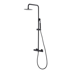 MONZA THERMOSTATIC SHOWER COLUMN MATTE BLACK