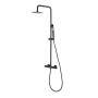 MONZA THERMOSTATIC SHOWER COLUMN MATTE BLACK