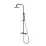 MONZA BLACK GUN THERMOSTATIC SHOWER COLUMN METAL