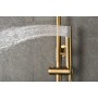 MONZA BRUSHED GOLD THERMOSTATIC SHOWER COLUMN