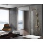 MONZA BRUSHED GOLD THERMOSTATIC SHOWER COLUMN