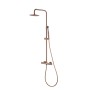 MONZA BRUSHED ROSE GOLD THERMOSTATIC SHOWER COLUMN
