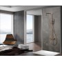 MONZA BRUSHED ROSE GOLD THERMOSTATIC SHOWER COLUMN