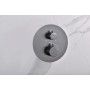 MONZA KIT DOCCIA A INCASSO CON DEVIATORE TERMOSTATICO CON SOFFIONE E DOCCETTA BLACK GUN METAL
