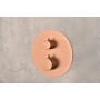 MONZA BUILT-IN SHOWER KIT WITH THERMOSTATIC DIVERTER WITH SHOWERHEAD AND HAND SHOWER IN BRUSHED ROSE GOLD