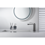 PISA SINGLE-LEVER BASIN MIXER WITHOUT DRAIN BLACK GUN METAL
