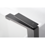 PISA HIGH SINGLE-LEVER BASIN MIXER WITHOUT DRAIN BLACK GUN METAL