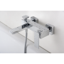 PISA EXTERNAL BATHTUB MIXER WITH SUPPORT AND HANDSHOWER