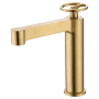 OLIMPO MISCELATORE LAVABO SENZA SCARICO ORO SPAZZOLATO