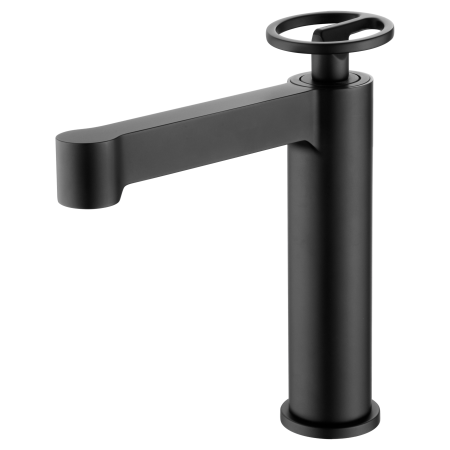 OLIMPO BLACK MATTE BASIN MIXER WITHOUT DRAIN