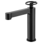 OLIMPO BLACK MATTE BASIN MIXER WITHOUT DRAIN