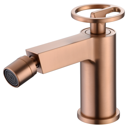 OLIMPO MISCELATORE BIDET SENZA SCARICO ORO ROSA SPAZZOLATO