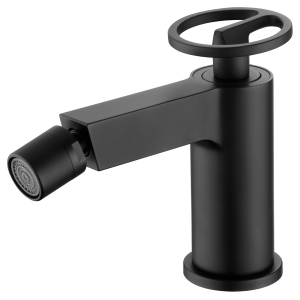 OLIMPO BLACK MATT BIDET MIXER WITHOUT DRAIN