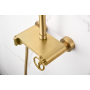 OLIMPO SINGLE-LEVER SHOWER COLUMN BRUSHED GOLD