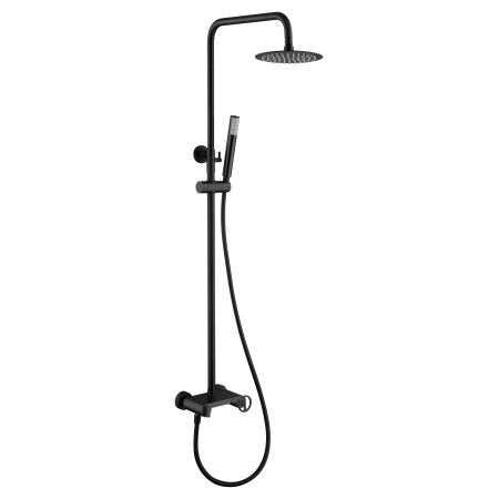 OLIMPO SINGLE-LEVER SHOWER COLUMN BLACK MATT