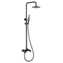 OLIMPO SINGLE-LEVER SHOWER COLUMN BLACK MATT