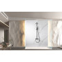 OLIMPO SINGLE-LEVER SHOWER COLUMN BLACK MATT