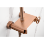 OLIMPO SINGLE-LEVER SHOWER COLUMN BRUSHED ROSE GOLD