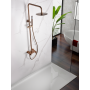 OLIMPO SINGLE-LEVER SHOWER COLUMN BRUSHED ROSE GOLD