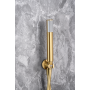 OLIMPO SHOWER KIT WITH TWO-WAY MIXER BRUSHED GOLD + SHOWER HEAD AND HAND SHOWER