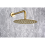 OLIMPO SHOWER KIT WITH TWO-WAY MIXER BRUSHED GOLD + SHOWER HEAD AND HAND SHOWER