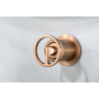 OLIMPO MISCELATORE LAVABO A MURO CON PARTE INCASSO ORO ROSA SPAZZOLATO