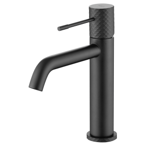 GENOVA MISCELATORE LAVABO SENZA SCARICO NERO OPACO