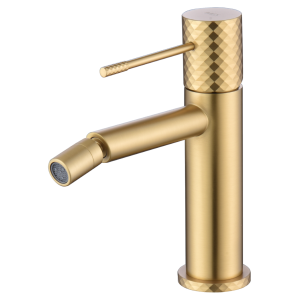 GENOVA MISCELATORE BIDET SENZA SCARICO ORO SPAZZOLATO