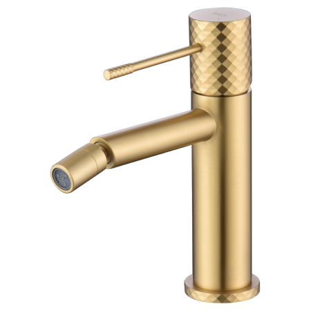 GENOVA MISCELATORE BIDET SENZA SCARICO ORO SPAZZOLATO
