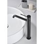 GENOVA MISCELATORE LAVABO ALTO SENZA SCARICO NERO MATT