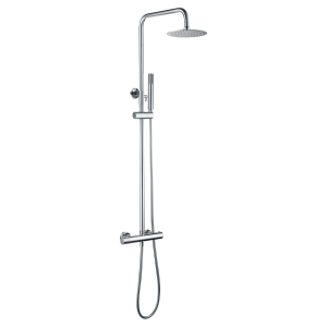 GENOVA CHROME THERMOSTATIC SHOWER COLUMN
